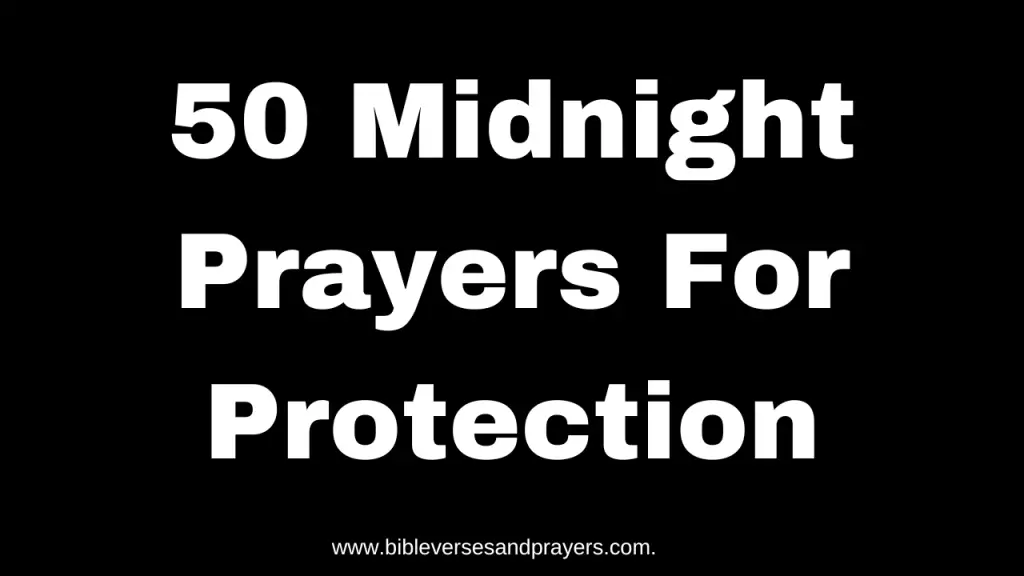 midnight prayers for protection