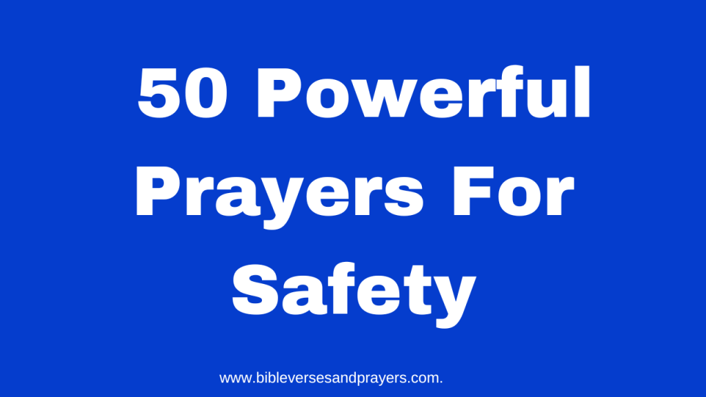 prayer for safety