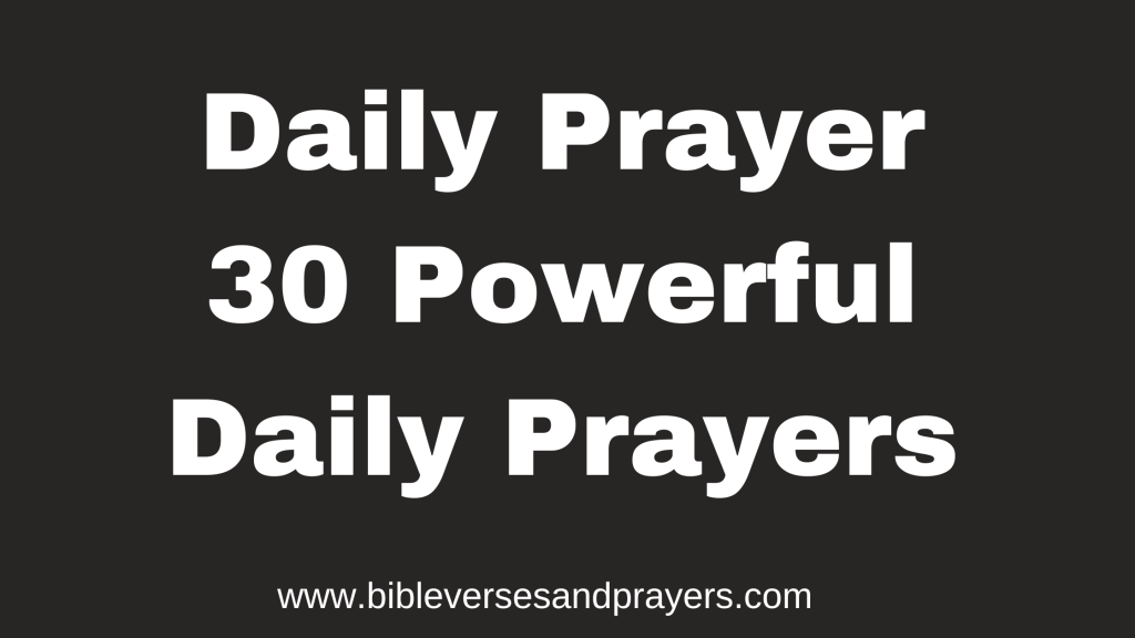 daily prayer