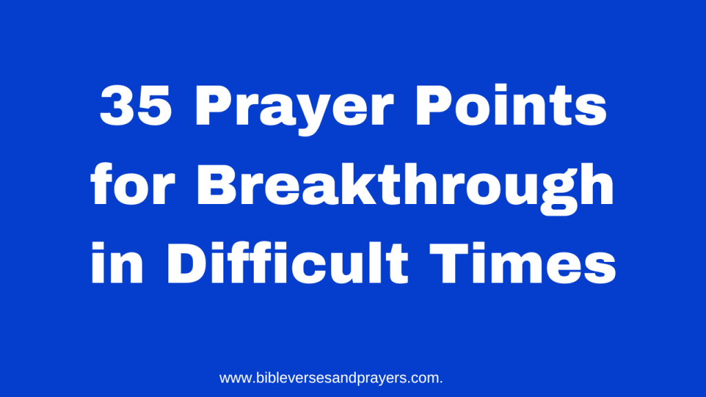 prayer points