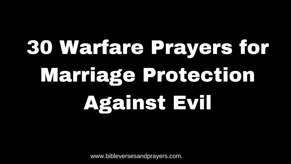 prayers for marriage