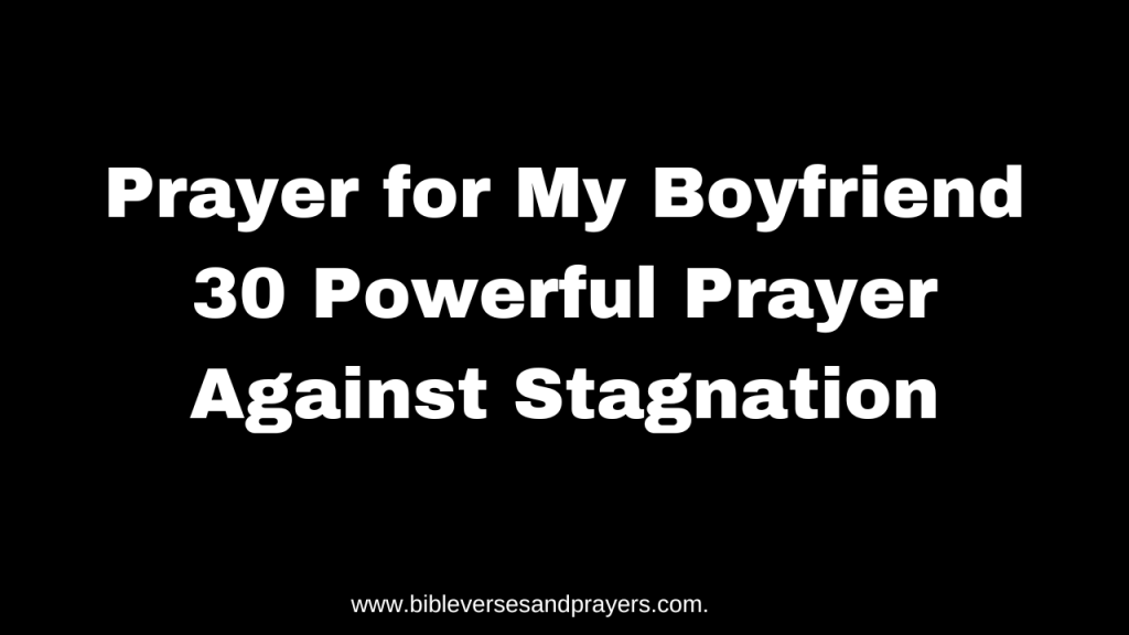 Prayer for My Boyfriend