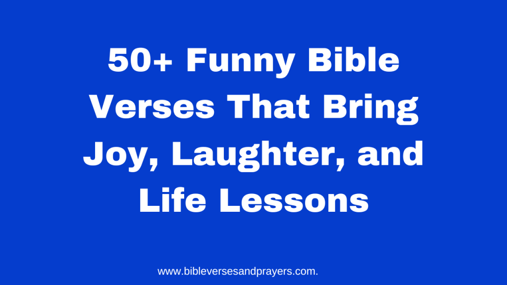 funny bible verses