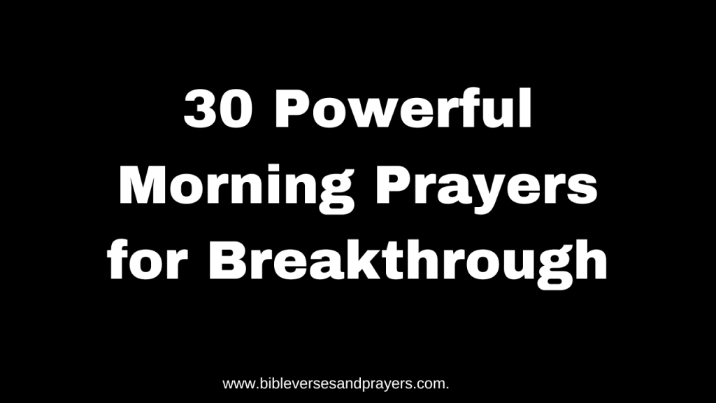 morning prayer