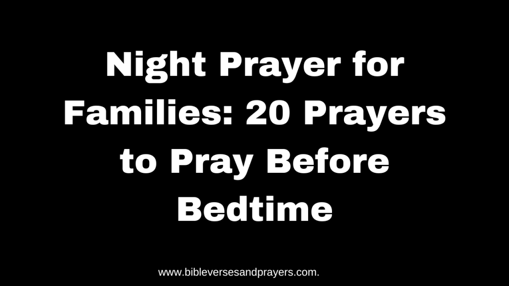 night prayer