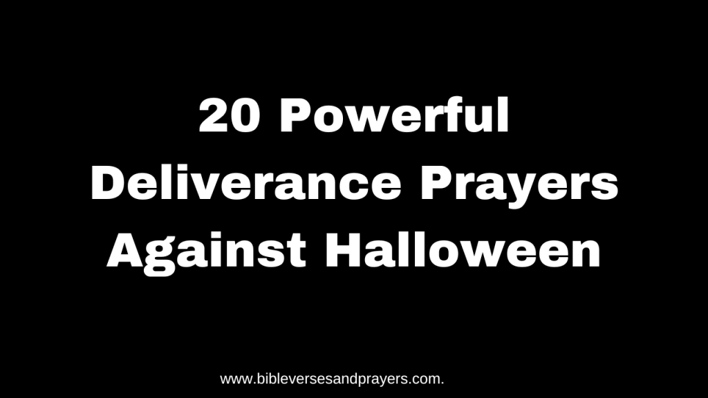 prayer against Halloween