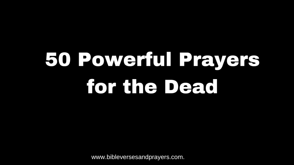 Prayer for the Dead