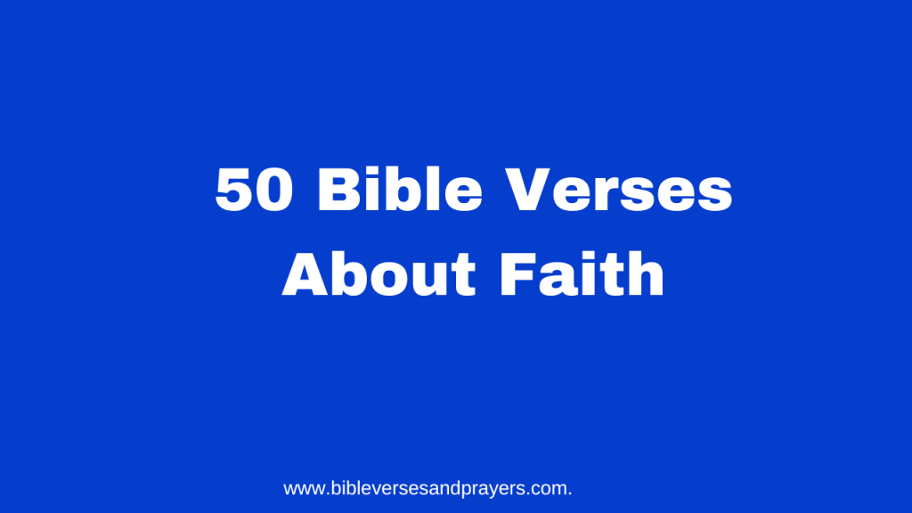 bible verses about faith