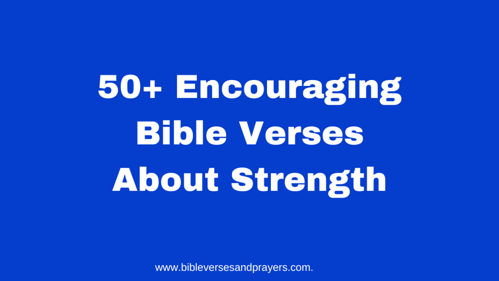 bible verses about strength