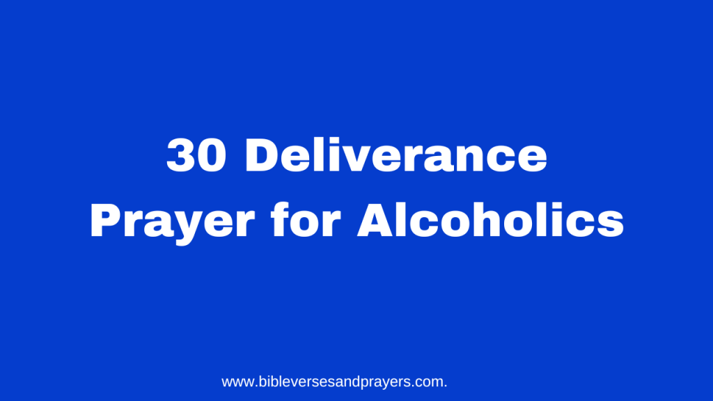 prayer for alcoholics