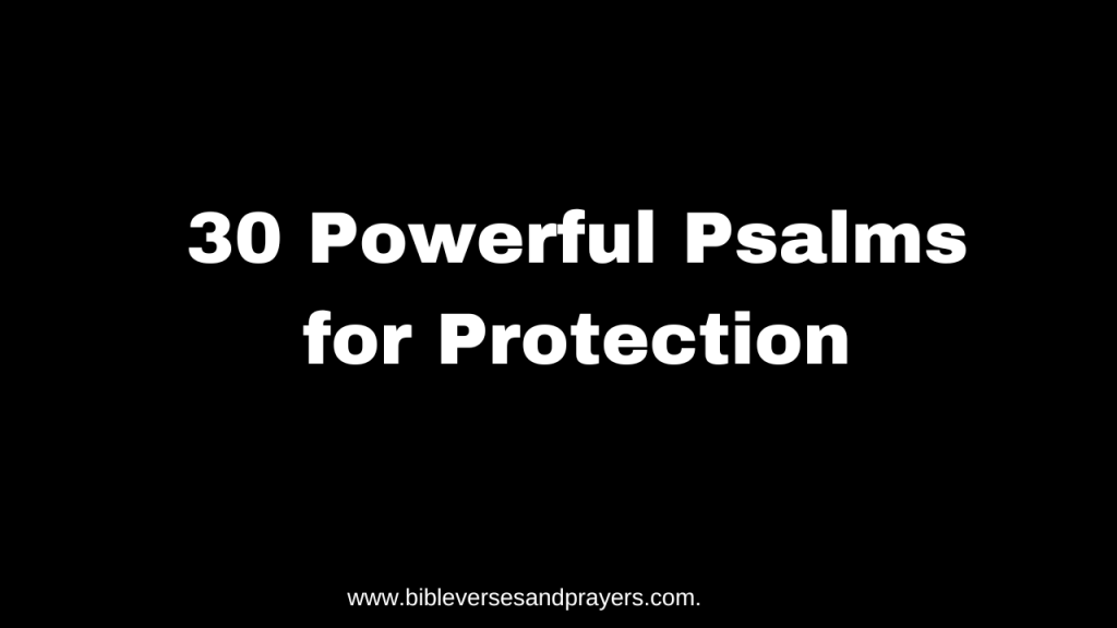 psalms for protection