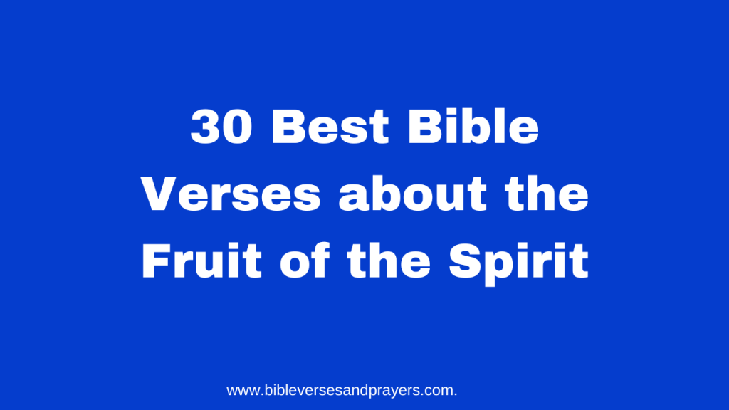 fruit of the spirit