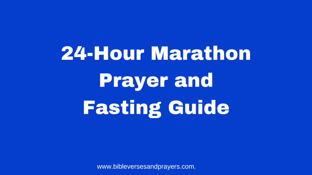 marathon prayer