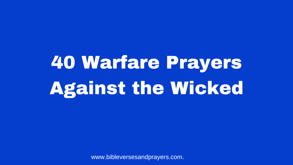 wicked prayers